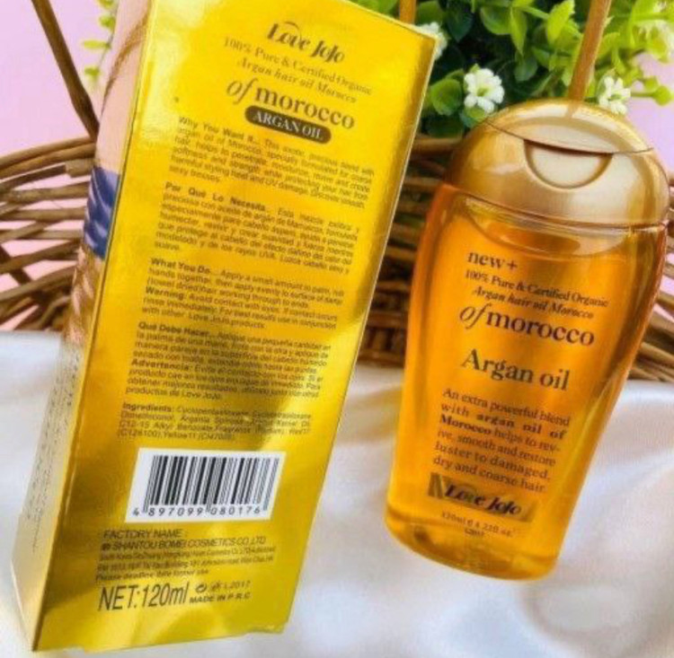 روغن مو آرگان برند لاو جوجو Love JoJo Moroccan Argan Oil