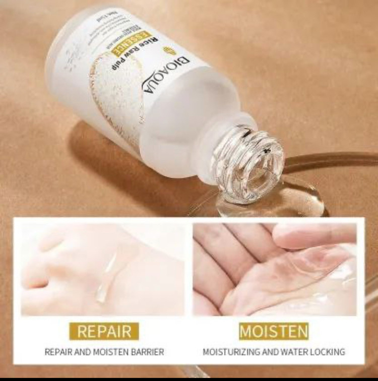 پک مراقبتی و روتین پوستی برنج. شامل:🧖🏻♀️تونر. 🧖🏻♀️اسکراپ(لایه بردار). 🧖🏻♀️کرم دورچشم. 🧖🏻♀️فوم شستشوی صورت. 🧖🏻♀️لوسیون بدن 🧖🏻♀️سرم صورت