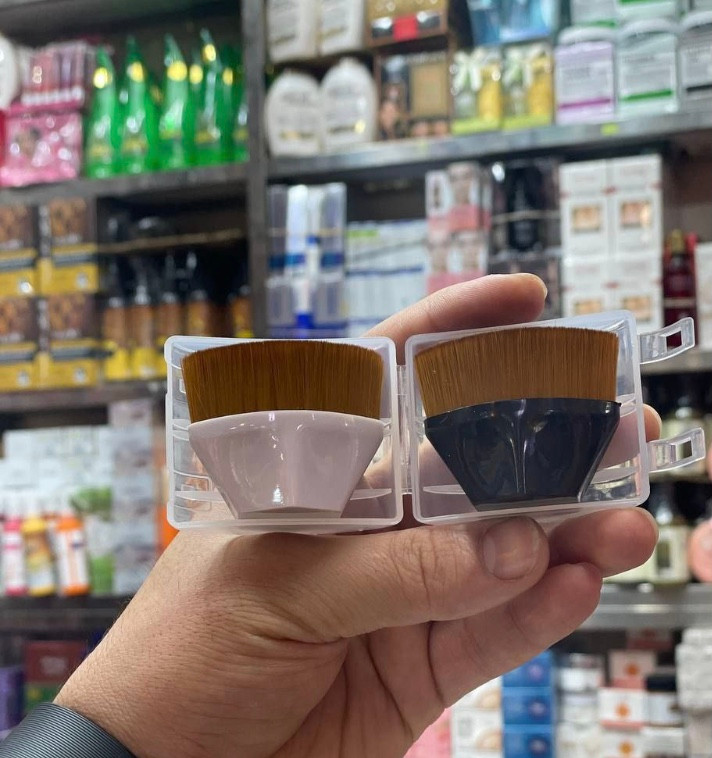 🤩براش کرم پودر براش کرمپودر اتویی جعبه دار